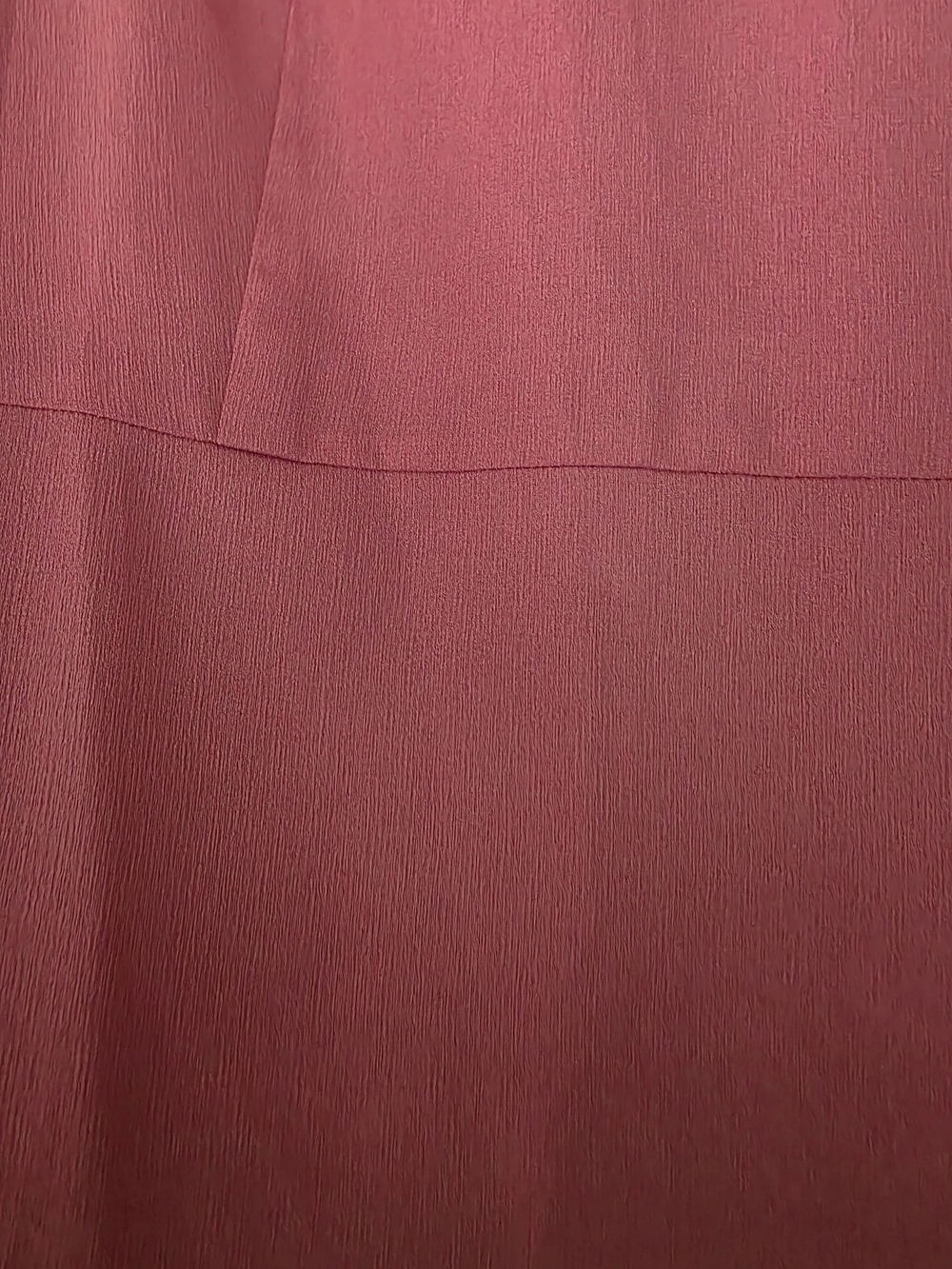 NEW Ann Taylor Factory Coral Chiffon V-Neck Ruffle Hem Dress Sz 12 - Picture 6 of 6